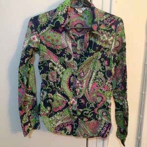 Lilly Pulitzer button down shirt